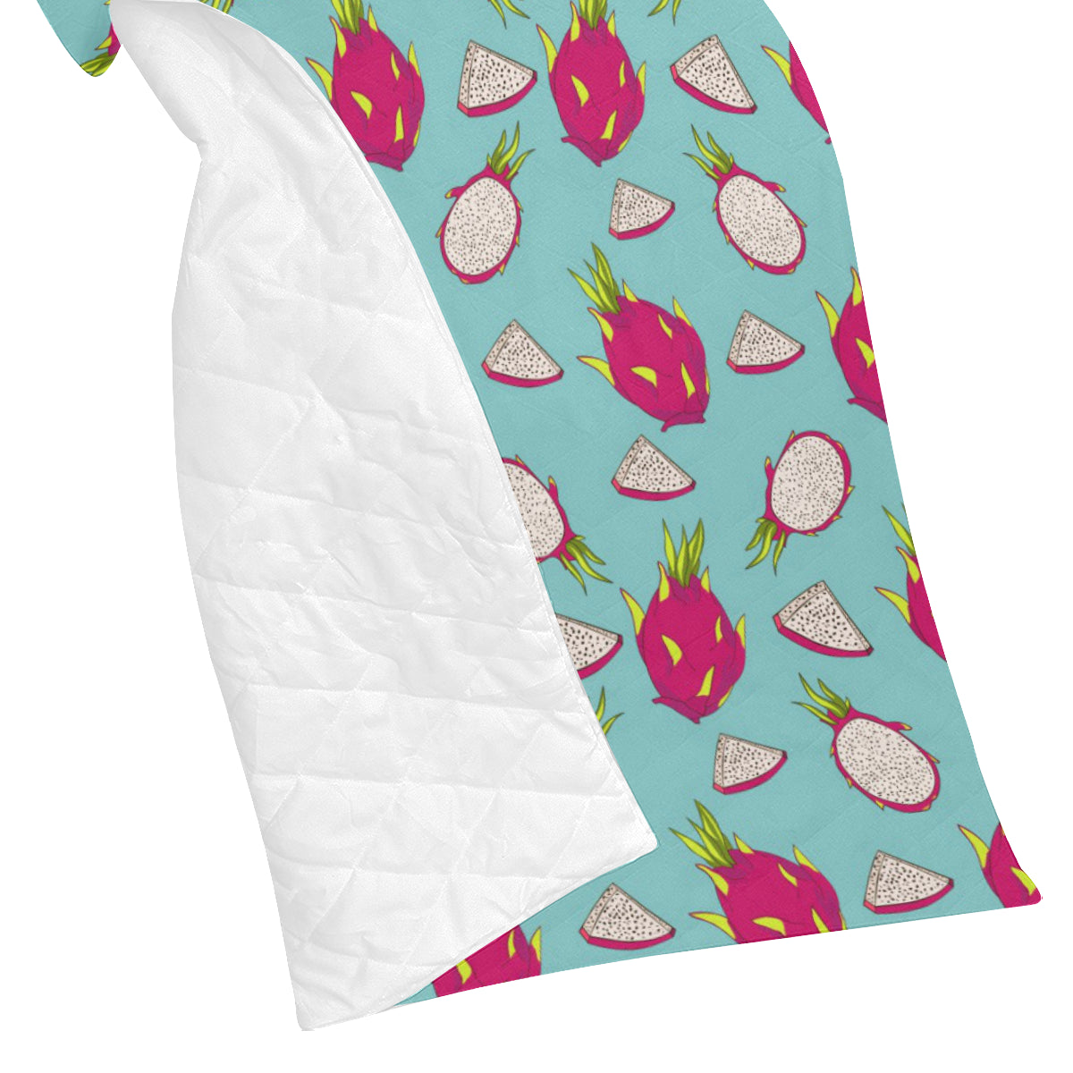 Dragonfruit Pattern Print Design DF01 Premium Quilt