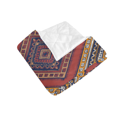 Native Pattern Print Design A06 Premium Quilt