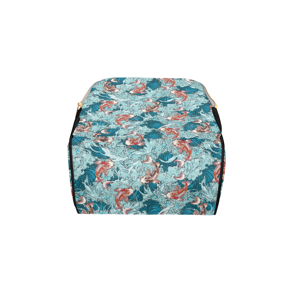 KOI Fish Pattern Print Design 05 Diaper Bag Backpack