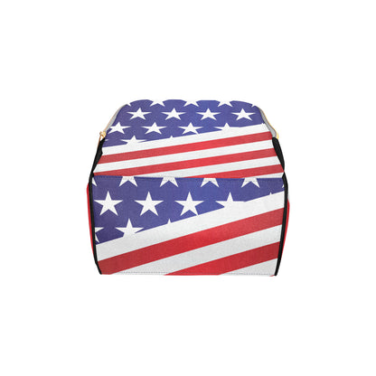 American flag Print Diaper Bag Backpack
