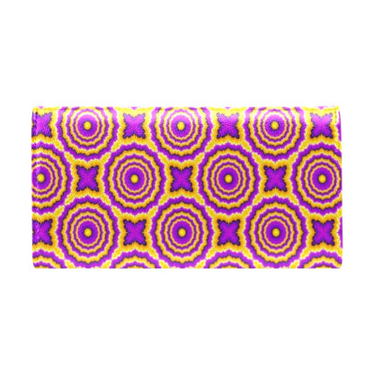 Optical illusion Expansion Women's Trifold Wallet