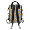 Hippie Print Design LKS306 Diaper Bag Backpack