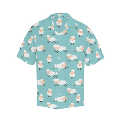 Sheep Print Design LKS406 Men's Men's Hawaiian Shirt