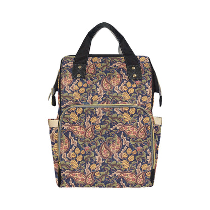Floral Vintage Classic Print Diaper Bag Backpack