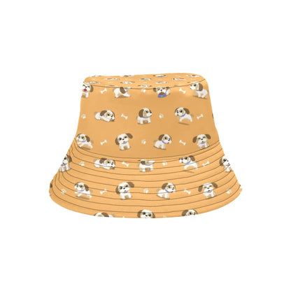 Shih Tzu Print Design LKS304 Unisex Bucket Hat