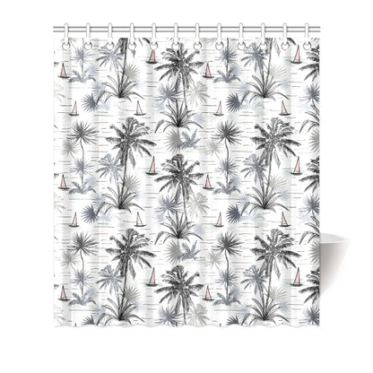 Pacific island Pattern Print Design A04 Shower Curtain