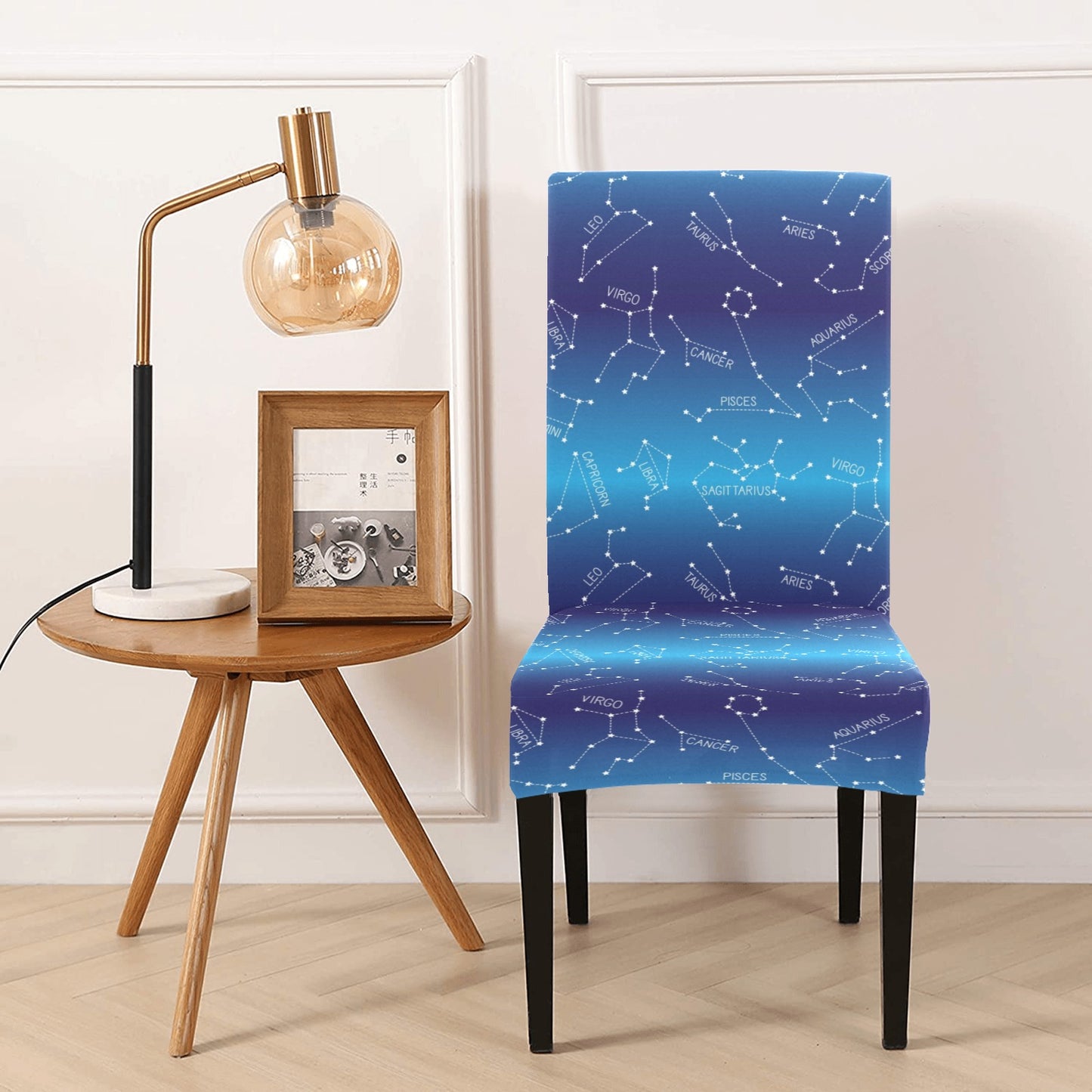 Virgo Print Design LKS302 Dining Chair Slipcover