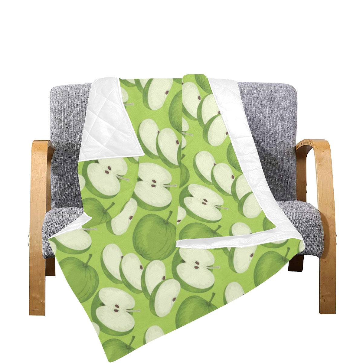 Apple Pattern Print Design AP010 Premium Quilt