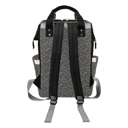 Steak Print Design LKS302 Diaper Bag Backpack