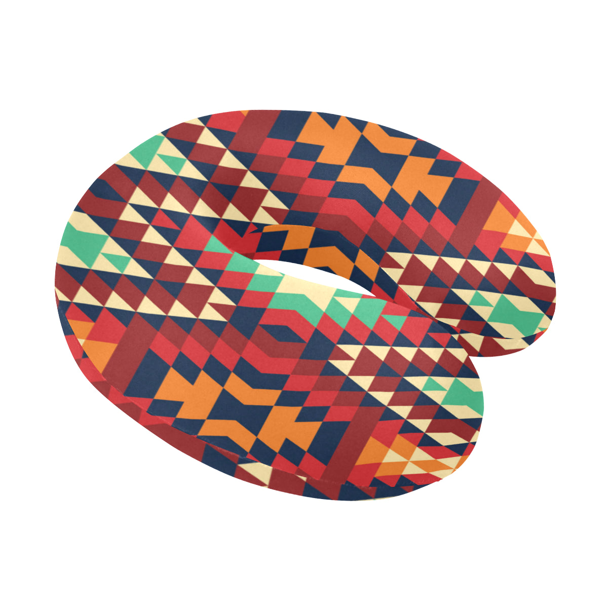 Native Pattern Print Design A07 U-Shaped Travel Neck Pillow