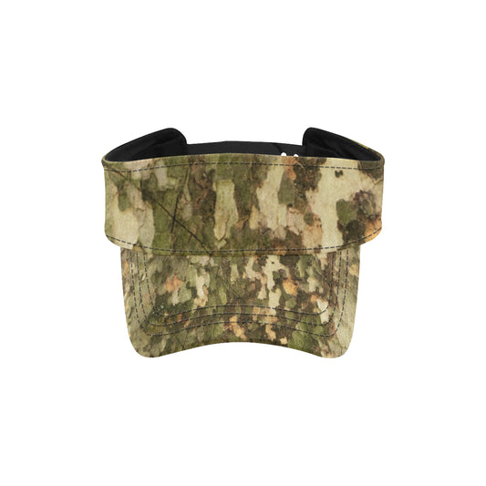 Camo Realistic Tree Texture Print Unisex Sun Visor