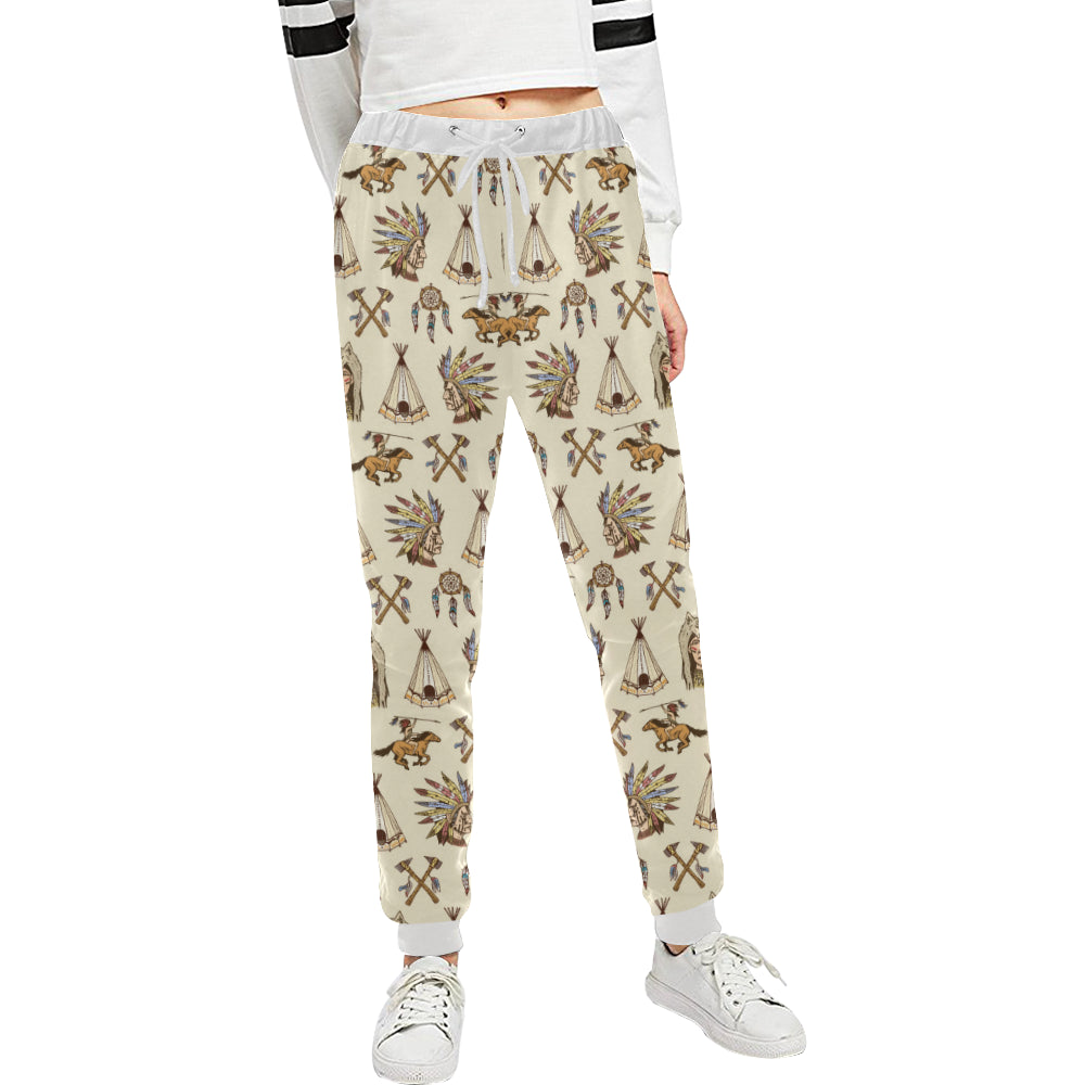 Native Indian Pattern Design Print Unisex Sweatpants