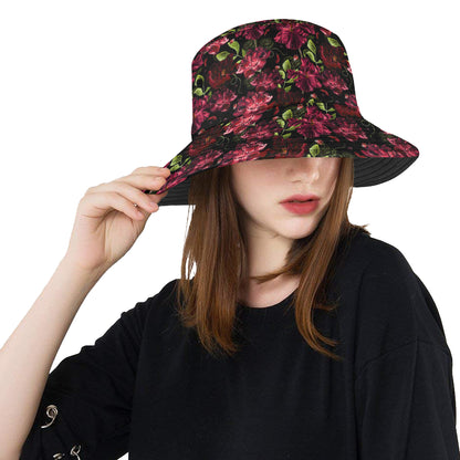 Iris Pattern Print Design IR03 Unisex Bucket Hat
