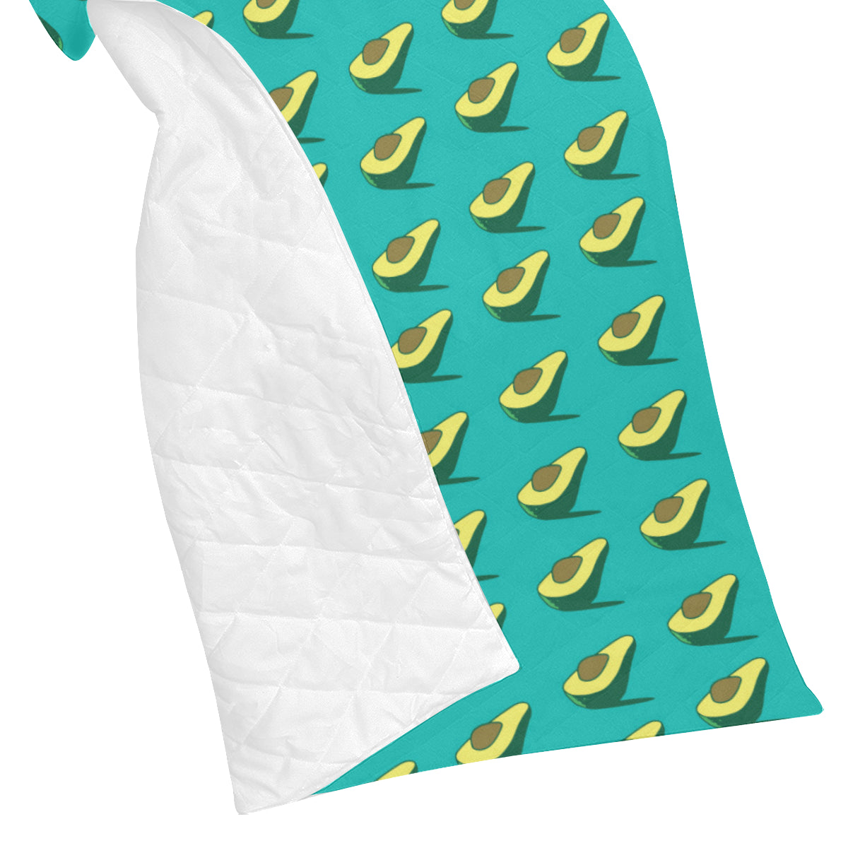 Avocado Pattern Print Design 03 Premium Quilt