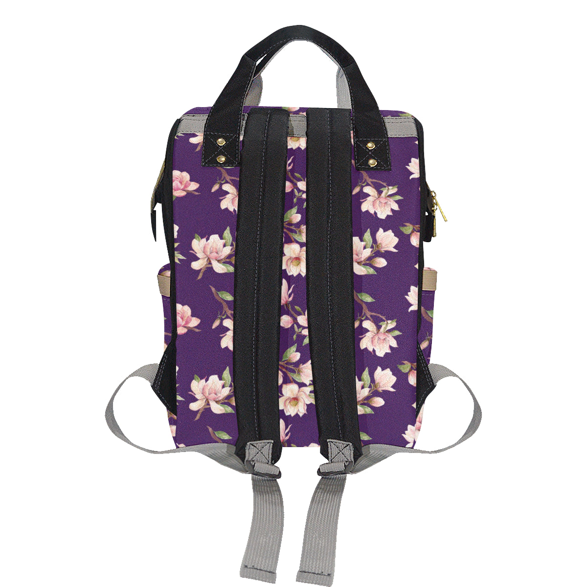Magnolia Pattern Print Design MAG02 Diaper Bag Backpack