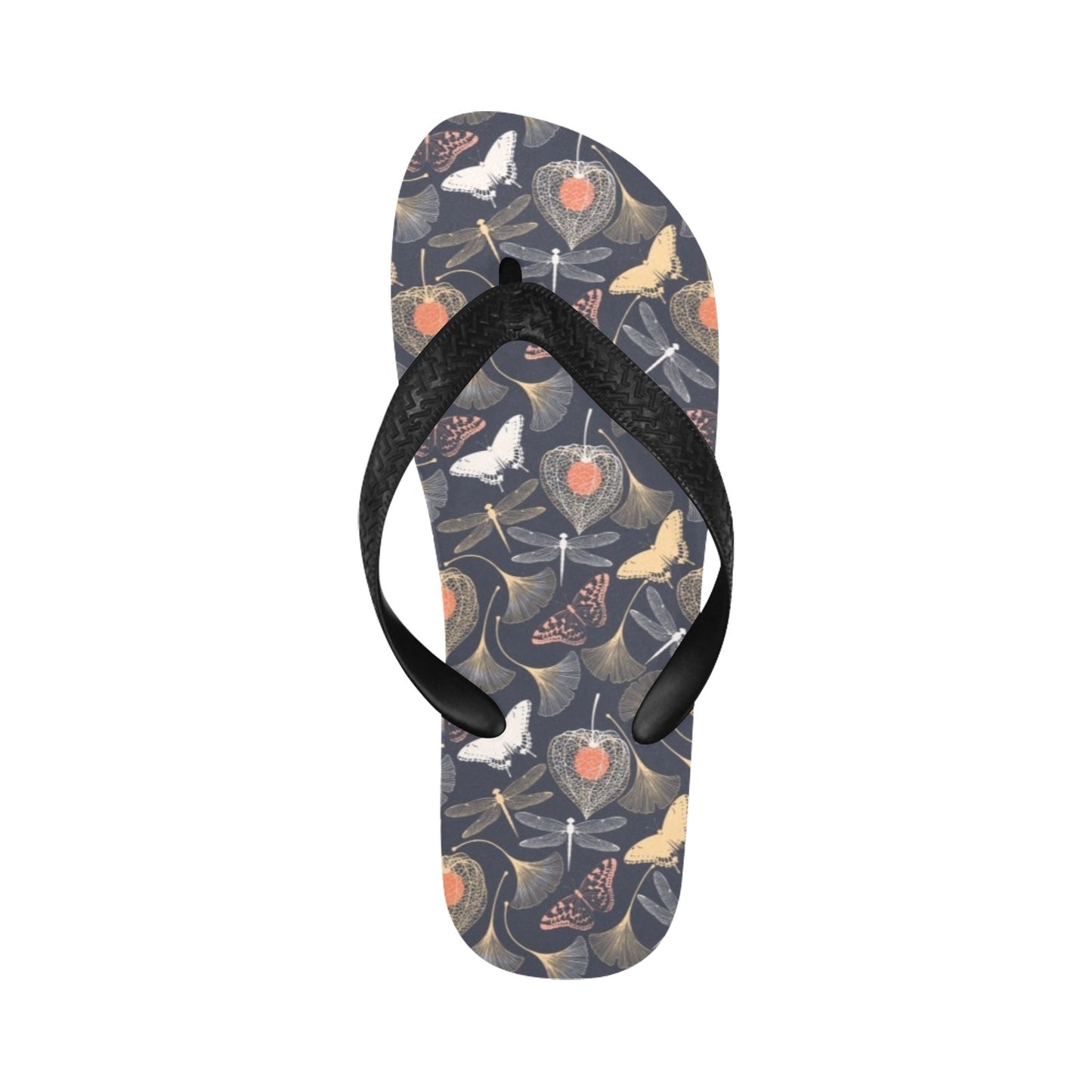 Dragonfly Print Design LKS404 Flip Flops