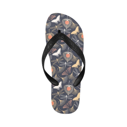 Dragonfly Print Design LKS404 Flip Flops