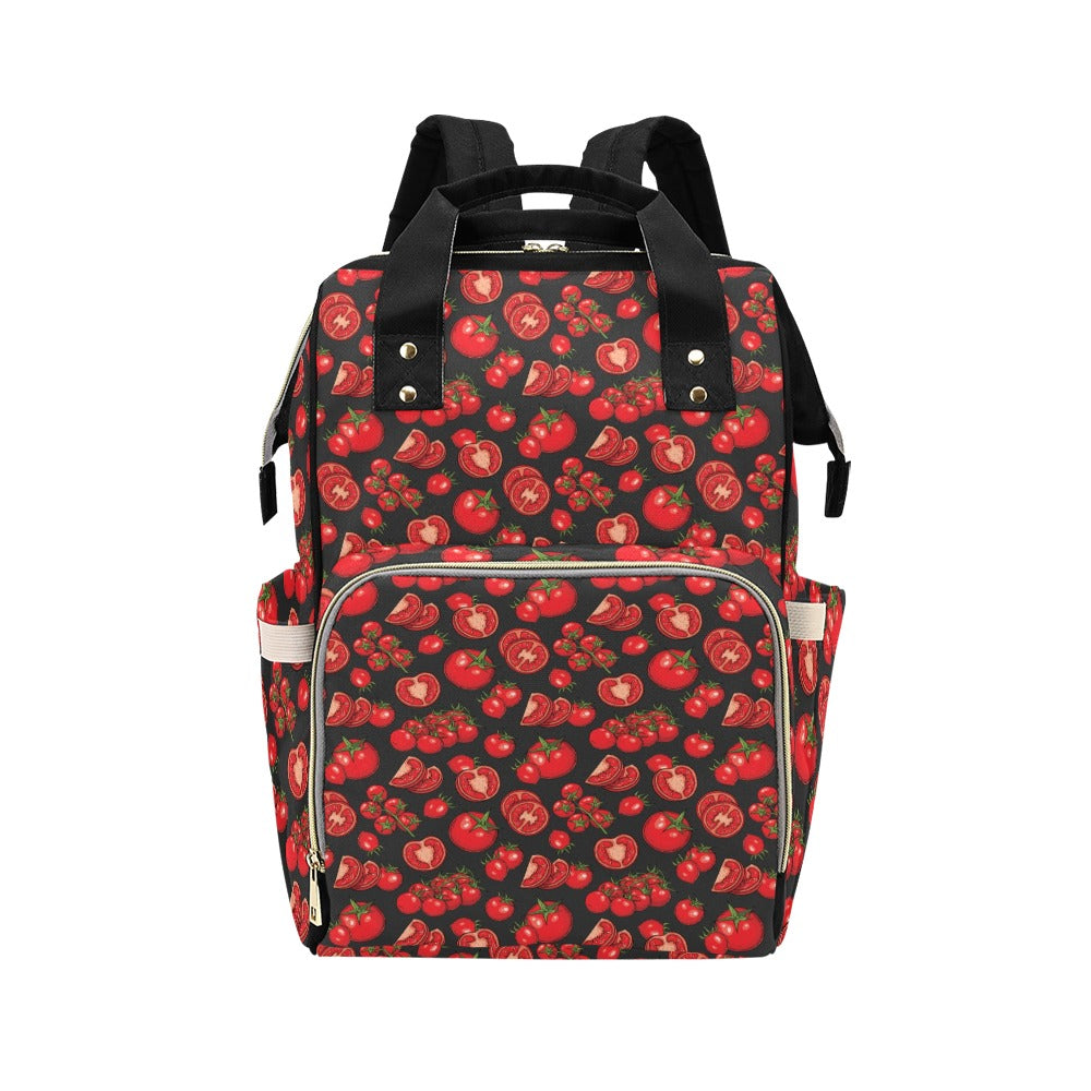 Tomato Print Design LKS303 Diaper Bag Backpack