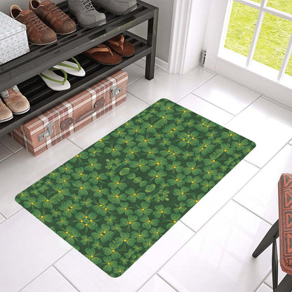 Shamrock Pattern Rubber Doormat