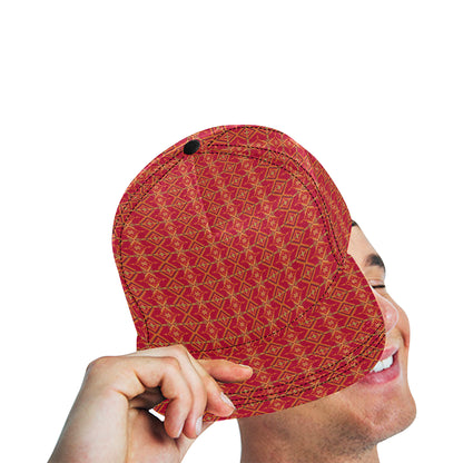 Southwest Aztec Design Themed Print Snapback Cap