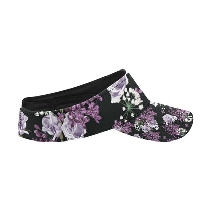 Lilac Pattern Print Design LI04 Unisex Sun Visor