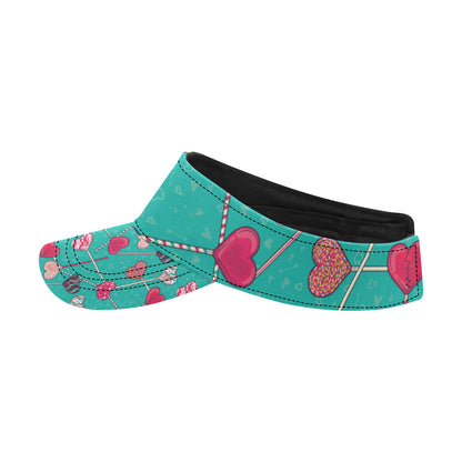 Lollipop Pattern Print Design LL01 Unisex Sun Visor