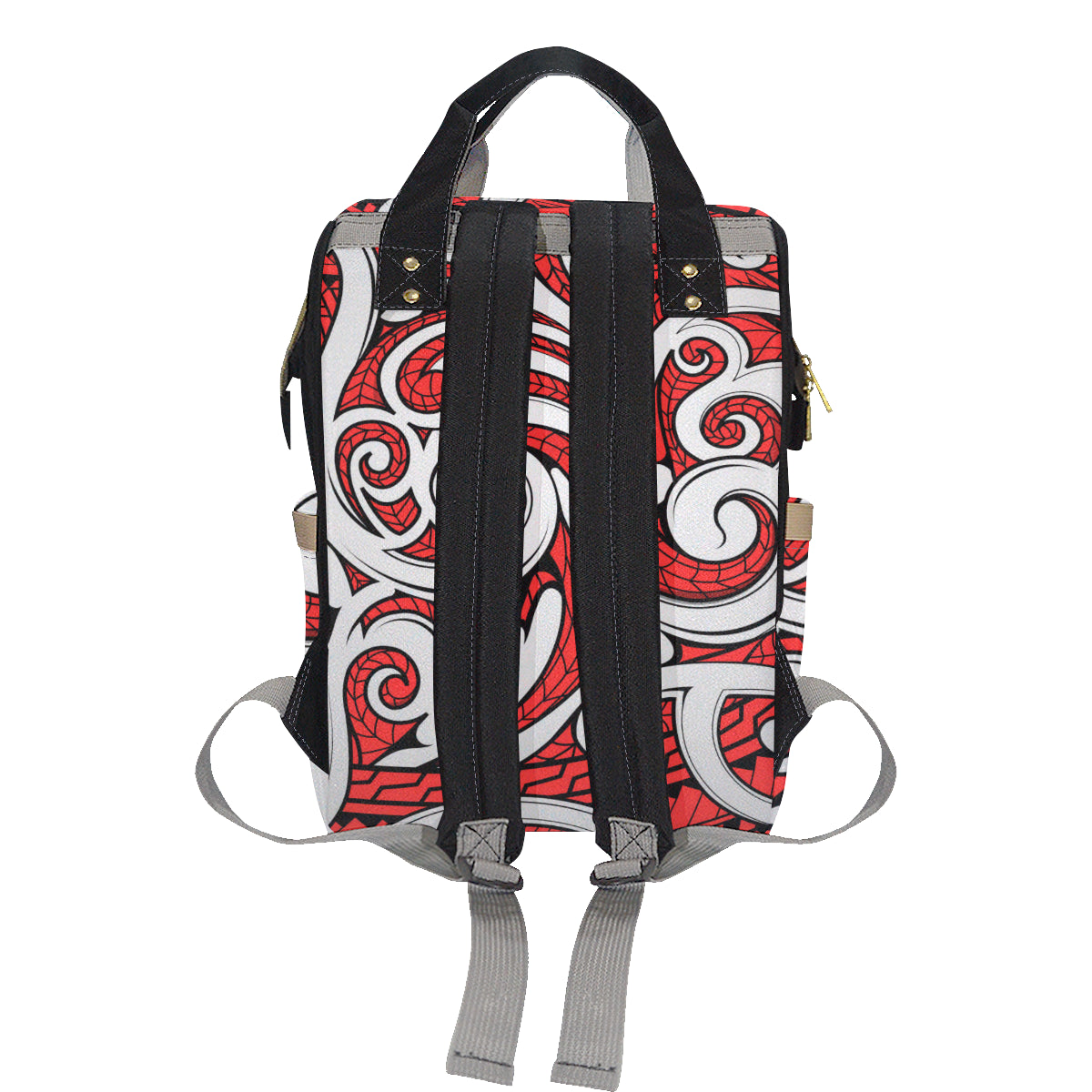 Maori Polynesian Themed Design Print Diaper Bag Backpack