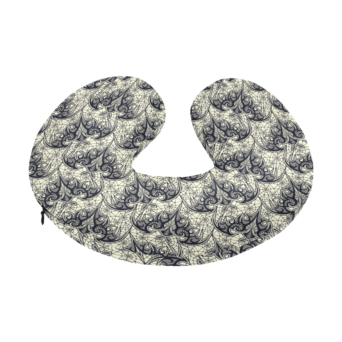 Bat Tribal Pattern Print Design 06 U-Shaped Travel Neck Pillow