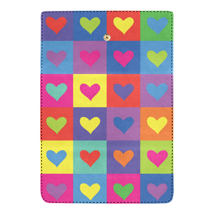 Pop Art Heart Pattern Print Design A01 Women's Trifold Wallet