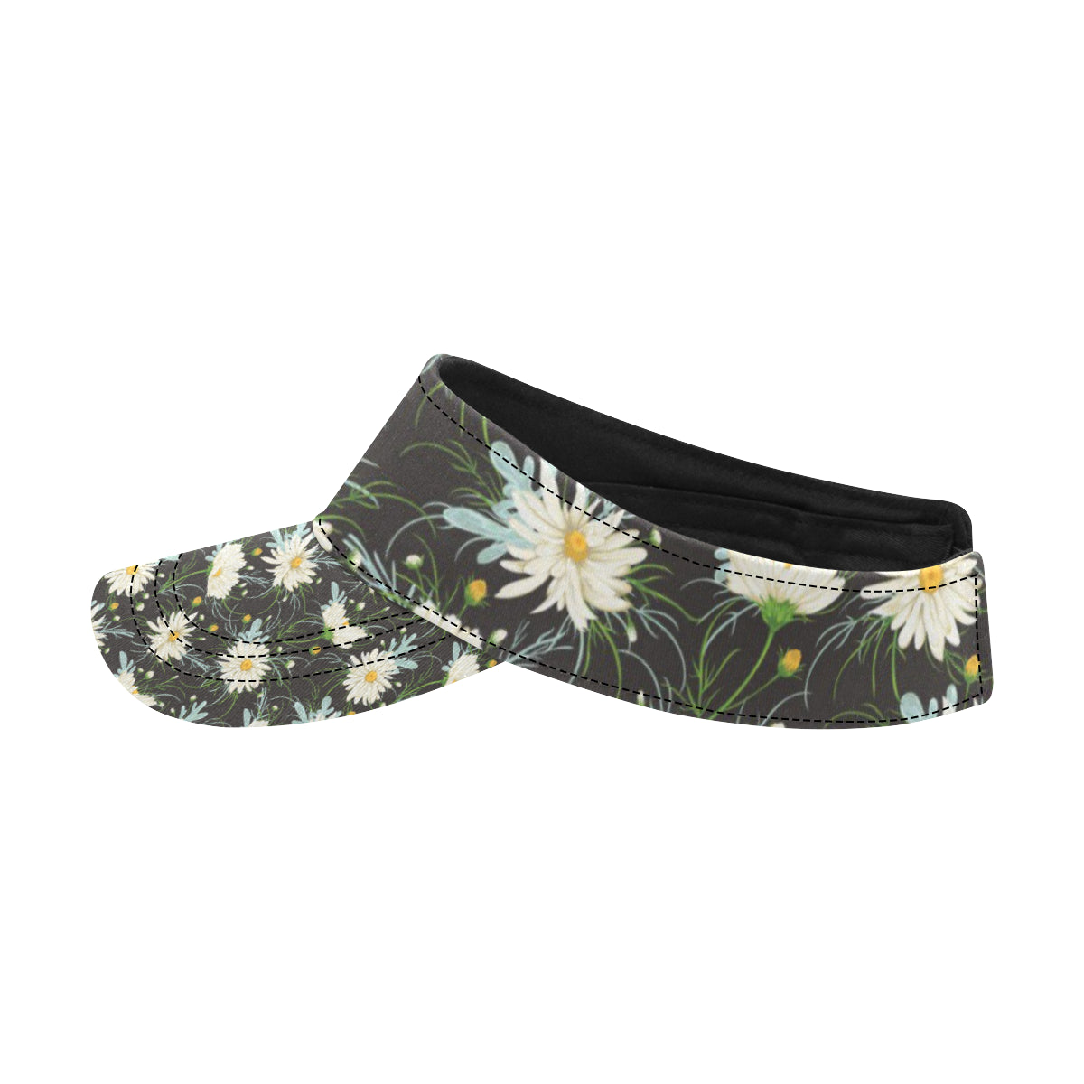 Daisy Pattern Print Design DS08 Unisex Sun Visor