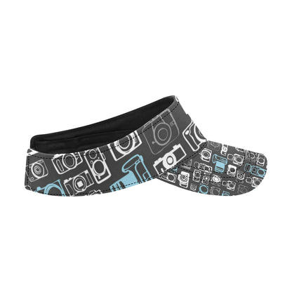 Camera Pattern Print Design 04 Unisex Sun Visor