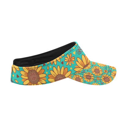 Sunflower Pattern Print Design SF013 Unisex Sun Visor