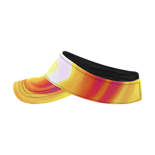 Vortex Twist Swirl Flame Themed Unisex Sun Visor