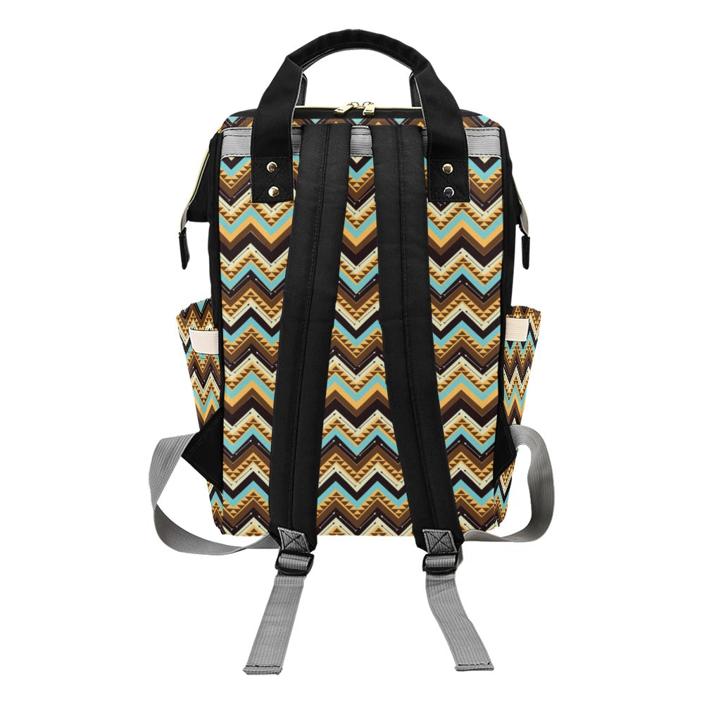 Southwest Pattern Print Design LKS301 Diaper Bag Backpack