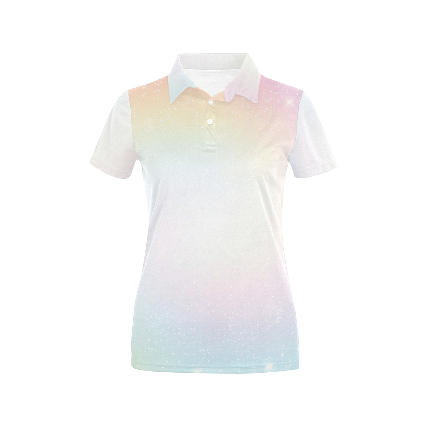 Nebula Pattern Print Design A02 Women's Polo Shirt