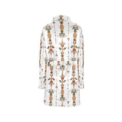 Totem Print Design LKS302 Women's Fleece Robe