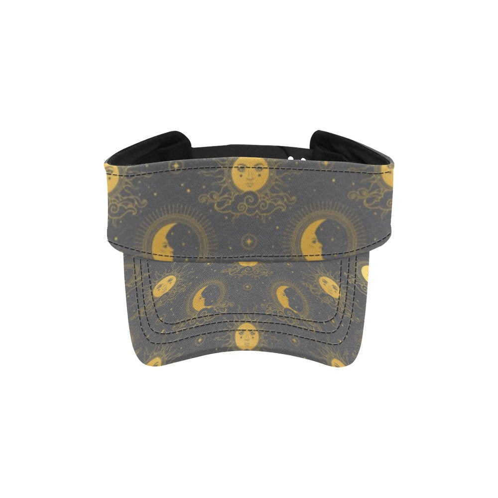 Sun Moon Print Design LKS305 Unisex Sun Visor