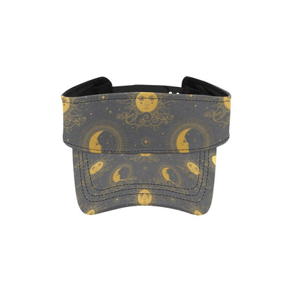 Sun Moon Print Design LKS305 Unisex Sun Visor