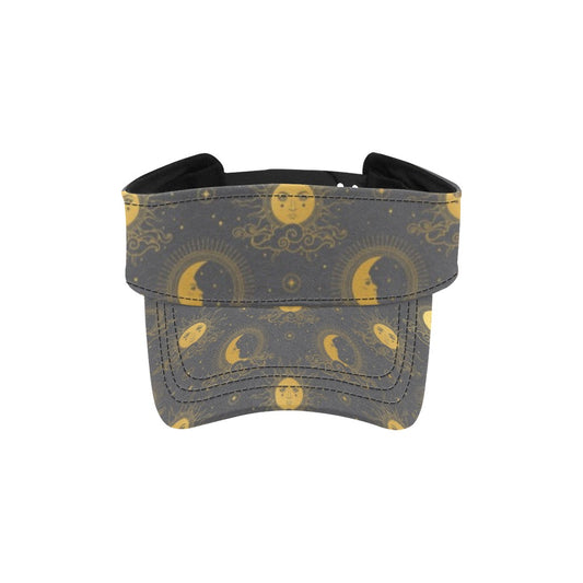 Sun Moon Print Design LKS305 Unisex Sun Visor