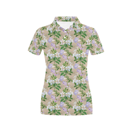 Sampaguita Print Design LKS302 Women's Polo Shirt