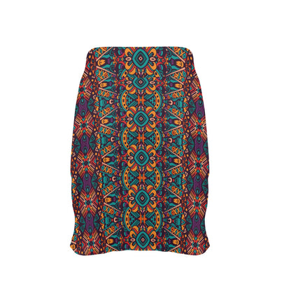 Ethnic Style Print Pattern 17" Golf & Pickleball Skort with Pockets
