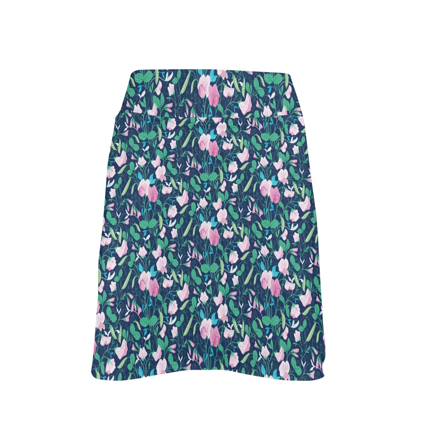 Sweet Pea Print Design LKS303 17" Golf & Pickleball Skort with Pockets