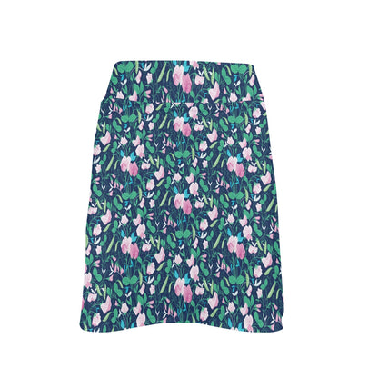 Sweet Pea Print Design LKS303 17" Golf & Pickleball Skort with Pockets