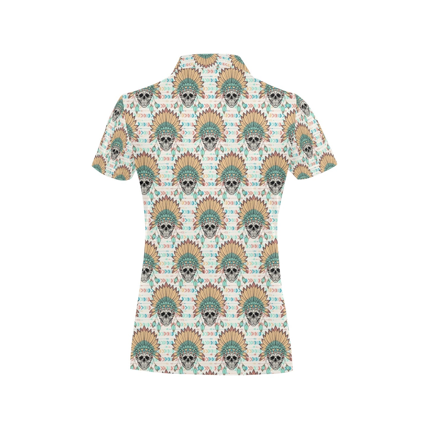 Boho Pattern Print Design 04 Women's Polo Shirt
