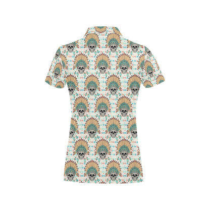 Boho Pattern Print Design 04 Women's Polo Shirt