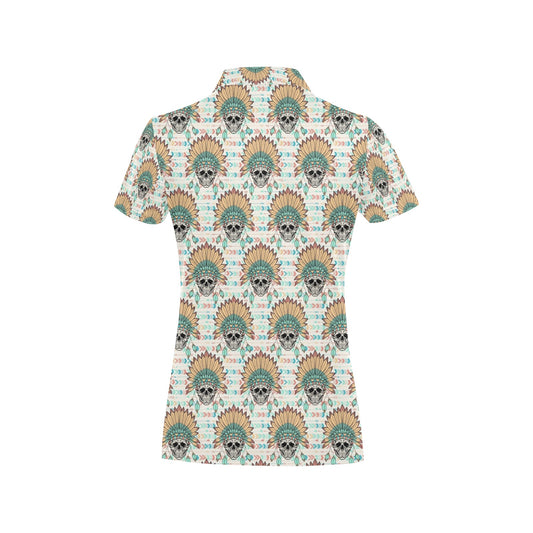 Boho Pattern Print Design 04 Women's Polo Shirt