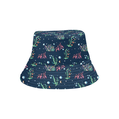 Seaweed Print Design LKS306 Unisex Bucket Hat