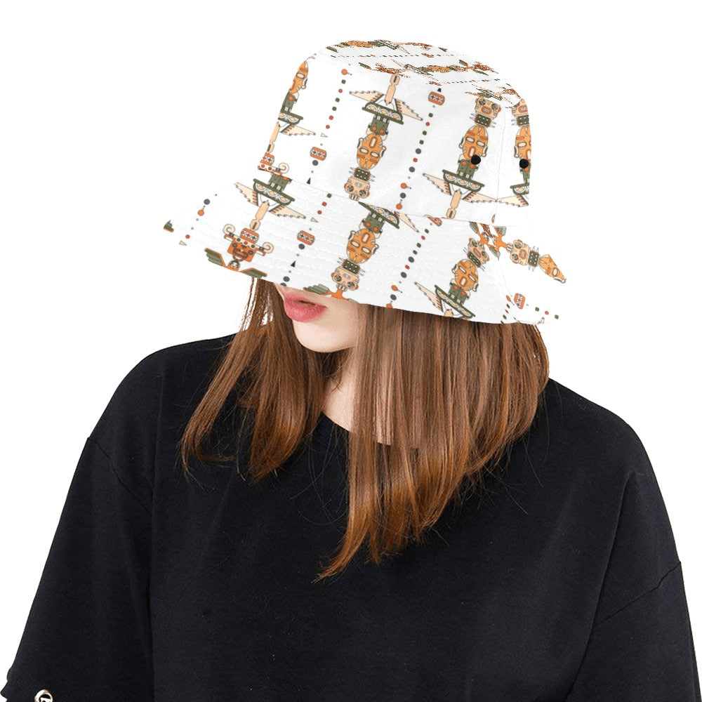 Totem Print Design LKS302 Unisex Bucket Hat