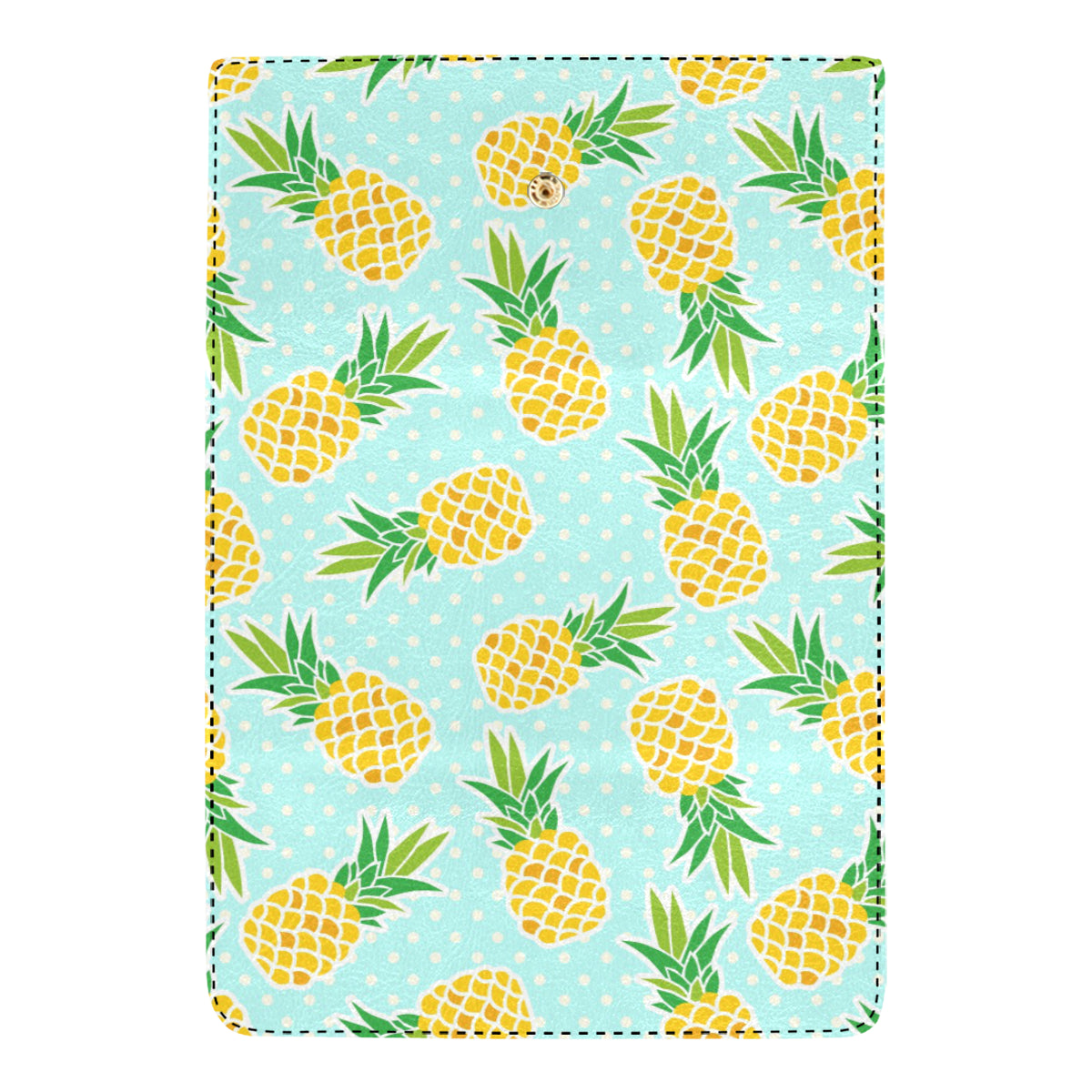 Pineapple Pattern Print Design PP01 Women's Trifold Wallet