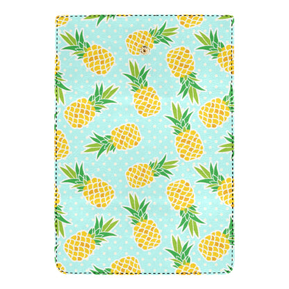 Pineapple Pattern Print Design PP01 Women's Trifold Wallet
